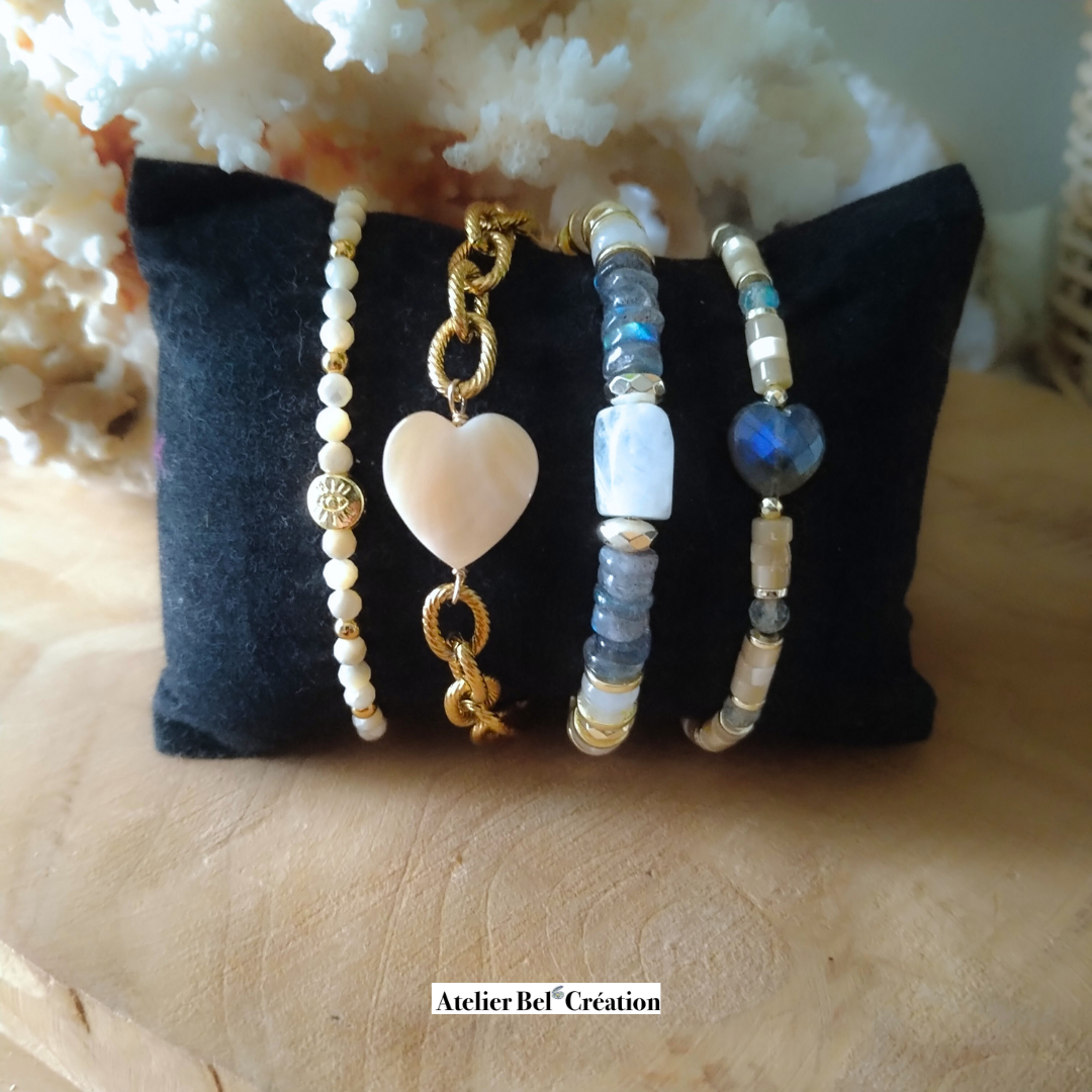 Bracelet perles naturelles « Samantha »