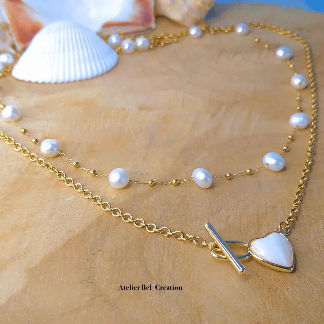 Collier Perle de culture « Perliana » - Atelier Bel’Création