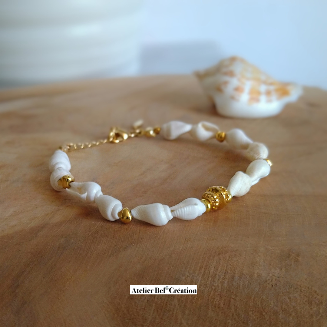 Bracelet coquillages « Mariana »