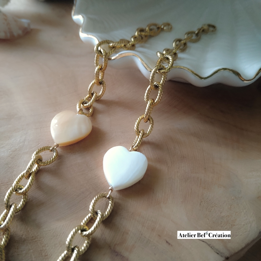 Bracelet Cœur Nacre « Lova »