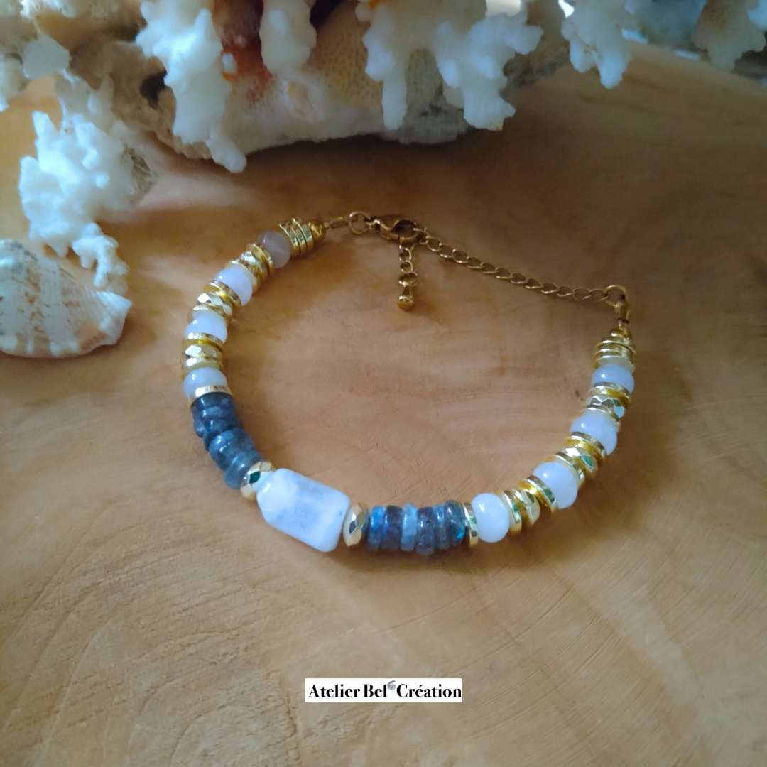 Bracelet perles naturelles « Samantha »