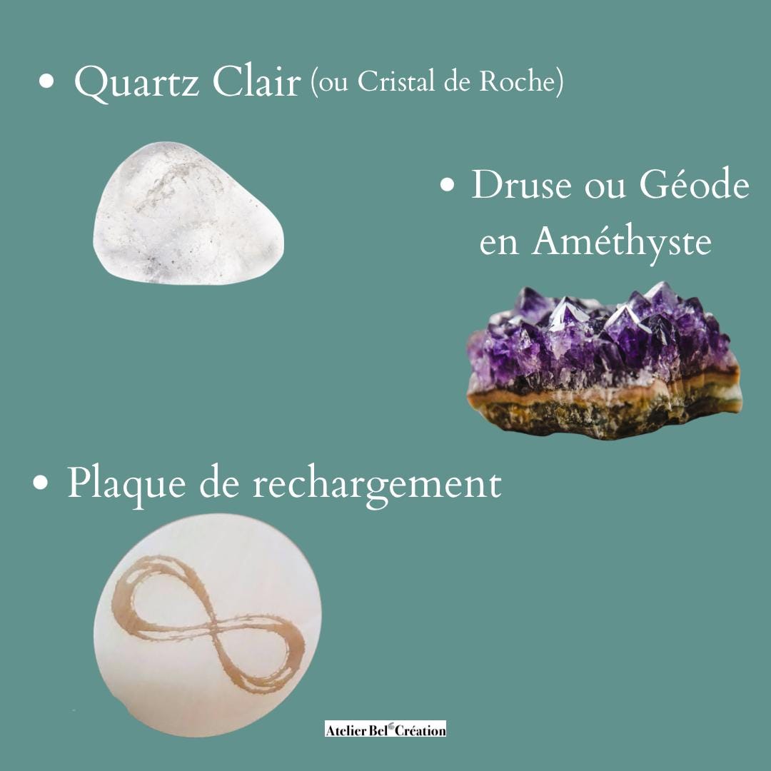 Kit Purification and Recharging - natural gemstone