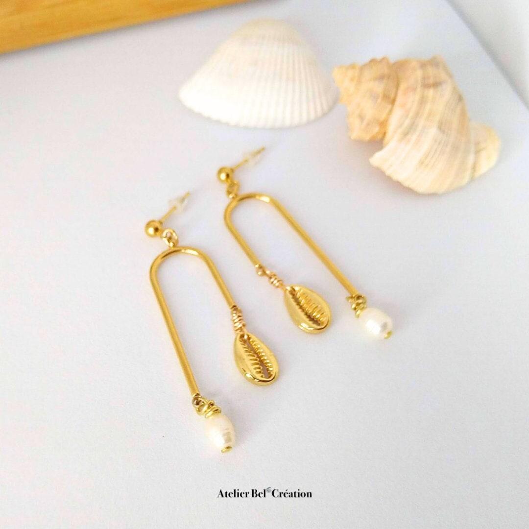 Boucles d’oreilles chandelier « Christelle » - Atelier Bel’Création