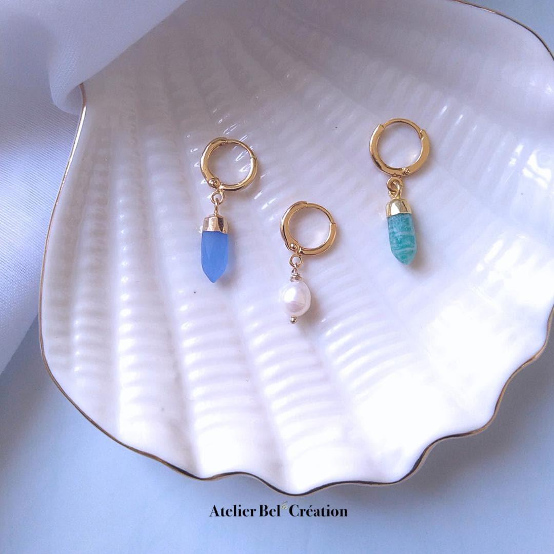 Single Huggie hoop Earring | hoops gold, charm earring, tiny dainty small hoop, minimalist earring