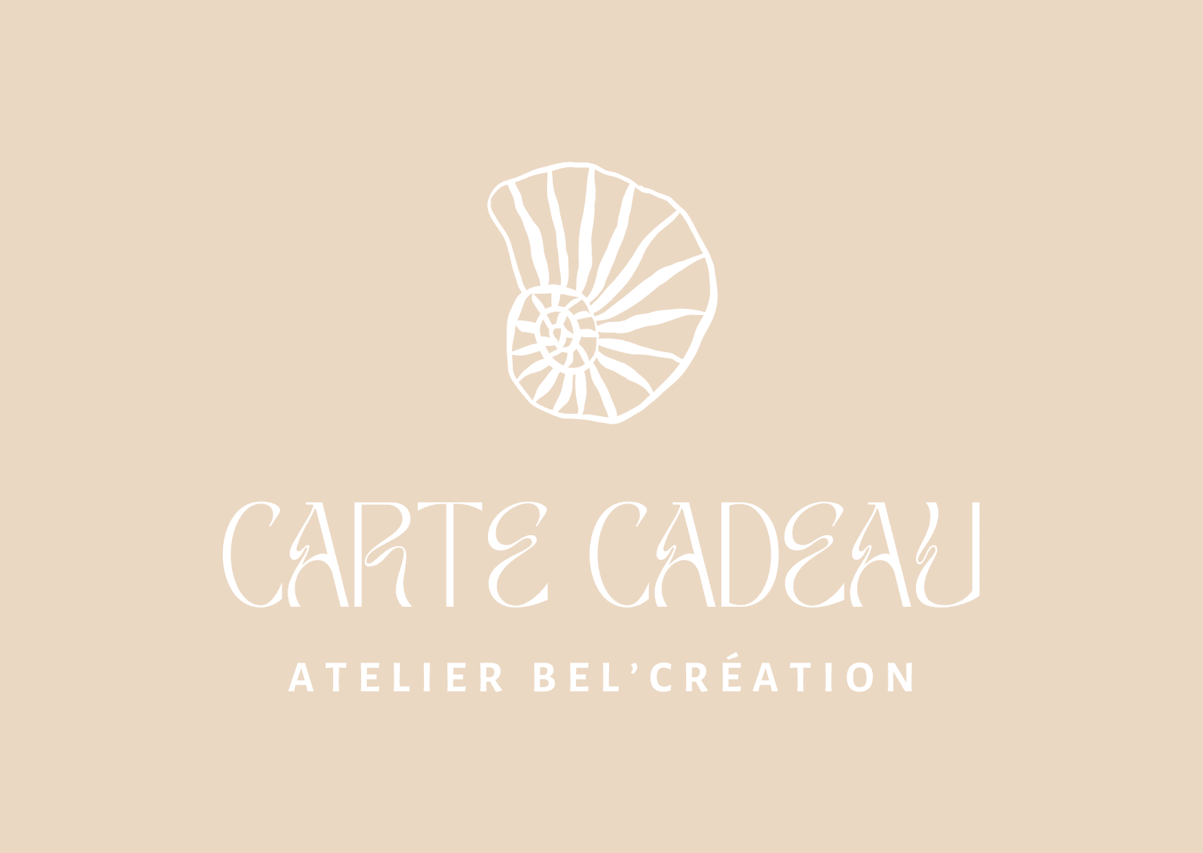 Carte cadeau Atelier Bel'Création - Atelier Bel’Création