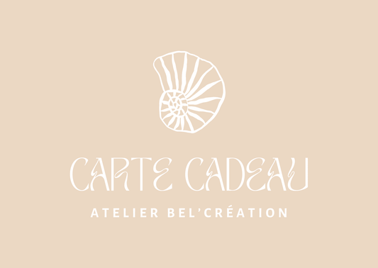 Carte cadeau Atelier Bel'Création - Atelier Bel’Création