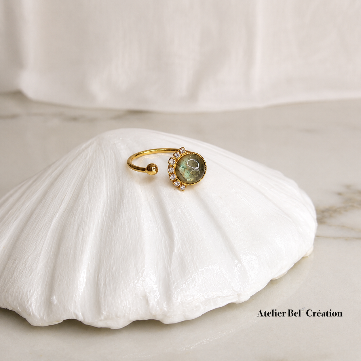Bague ouverte « Lucia »