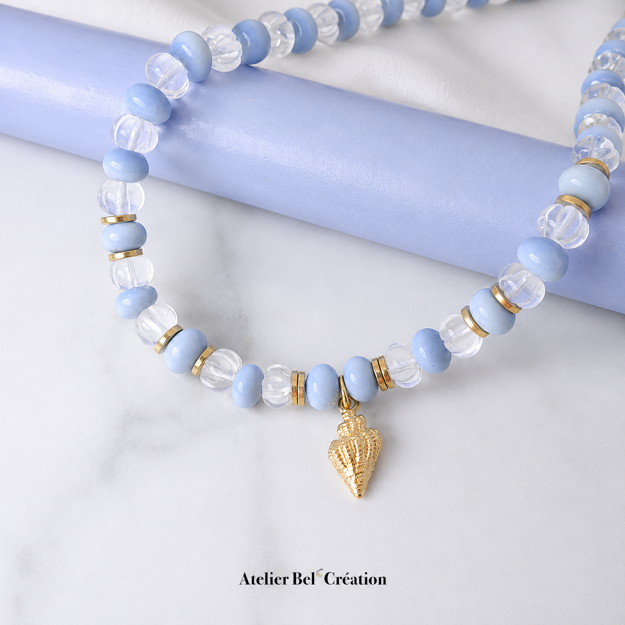 Collier candy "Aqua Lumina"
