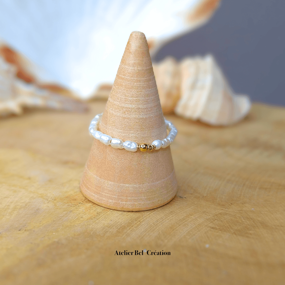 Bague Perles d’eau douce « Béra » - Atelier Bel’Création