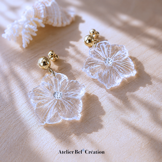 “Flora” Flower Earrings