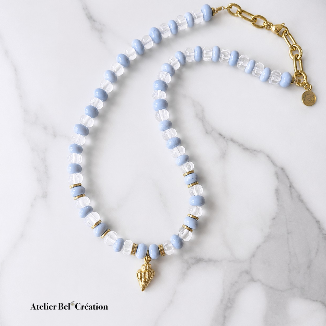 Collier candy "Aqua Lumina"