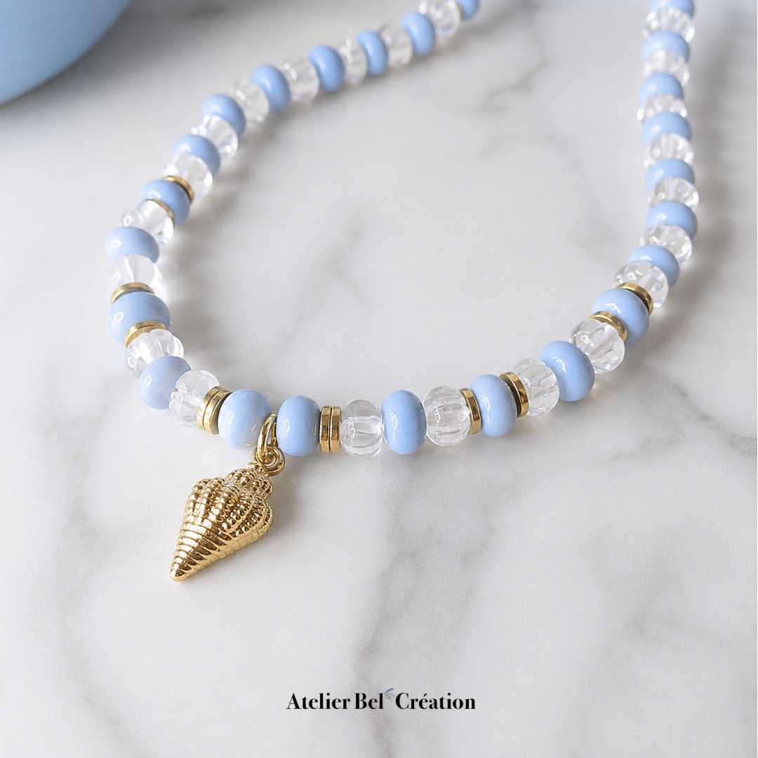 Collier candy "Aqua Lumina"