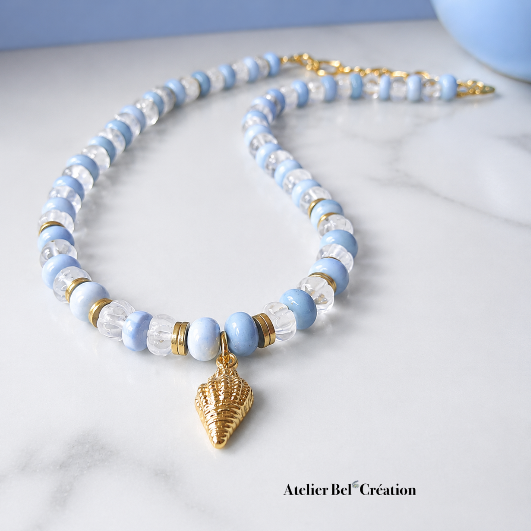 Collier candy "Aqua Lumina"