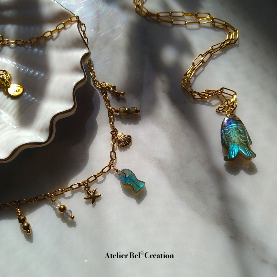 Colliers Labradorite « Fishermans »