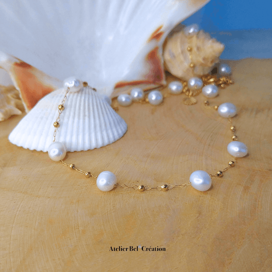 Collier Perle de culture « Perliana » - Atelier Bel’Création