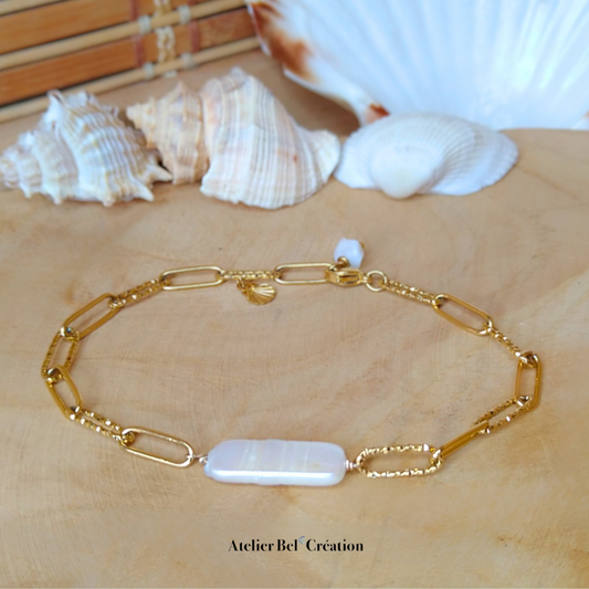 “Marina” Baroque Freshwater Pearl Bracelet