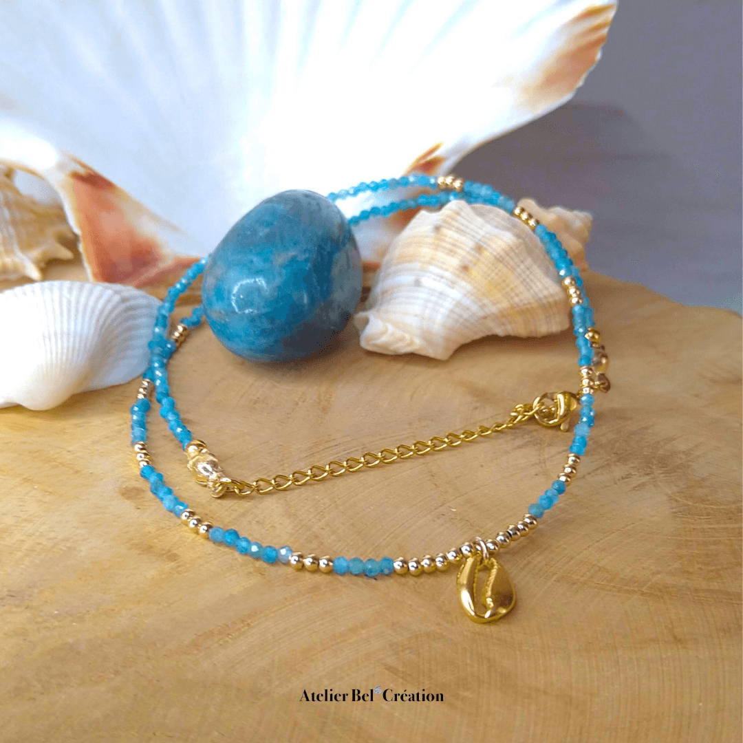 Collier choker fin « Summer Time » - Atelier Bel’Création