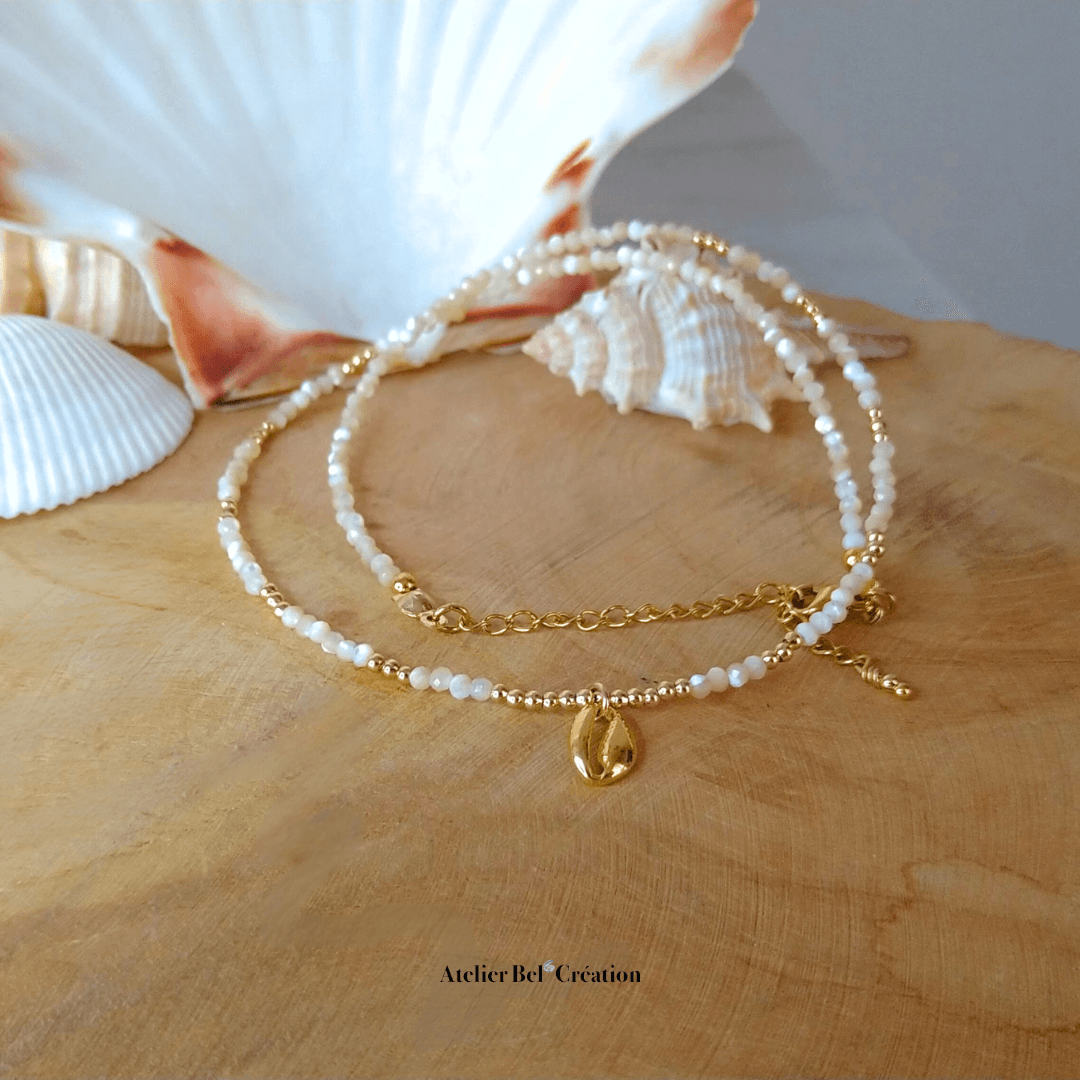 Collier choker fin « Summer Time » - Atelier Bel’Création