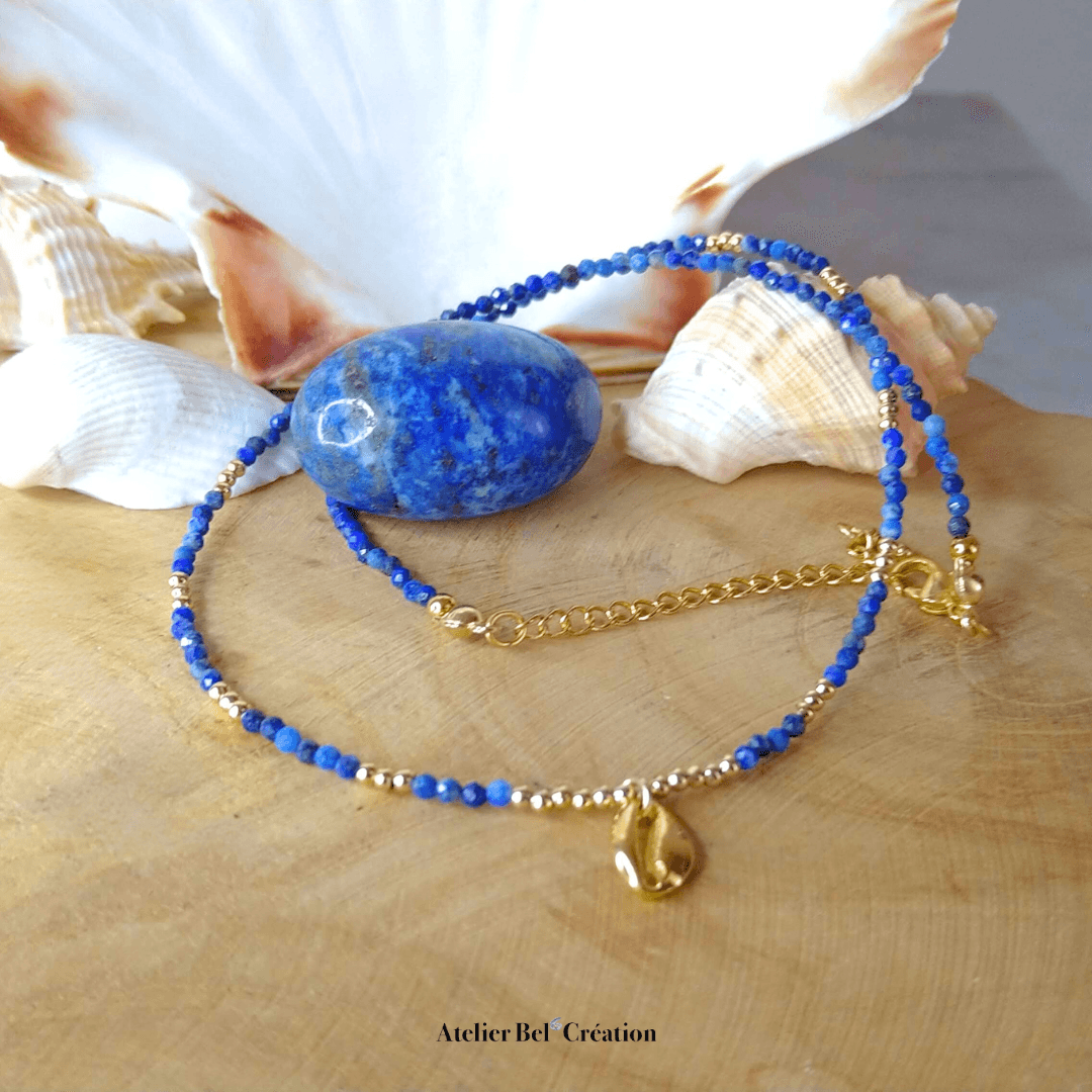 Collier choker fin « Summer Time » - Atelier Bel’Création