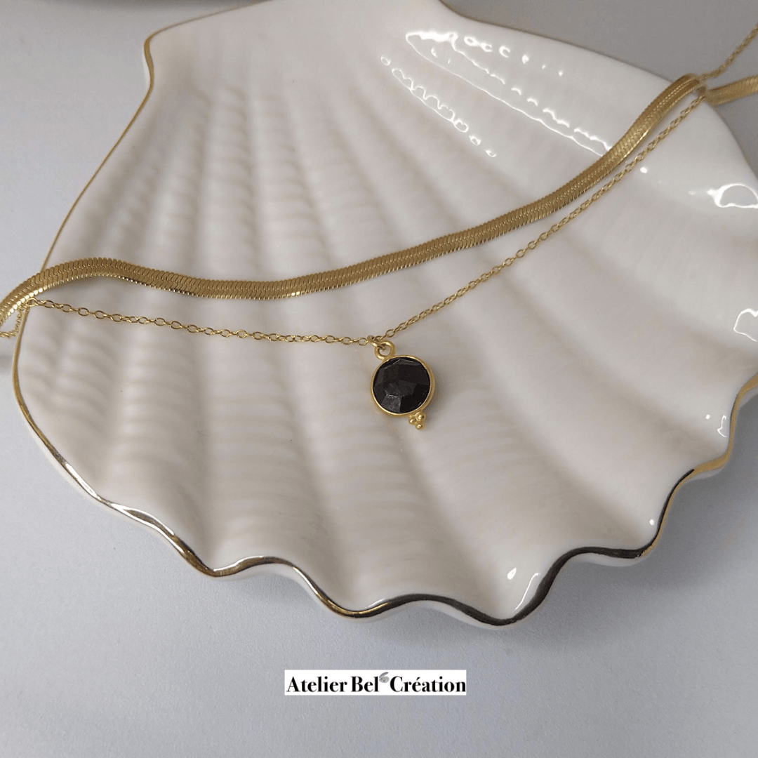 Collier multirang « Cathia » - Atelier Bel’Création