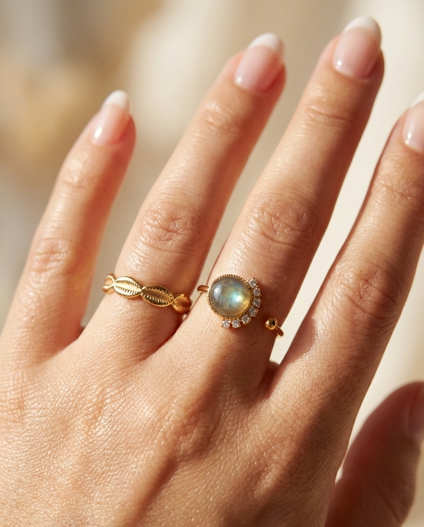 Bague ouverte « Lucia »