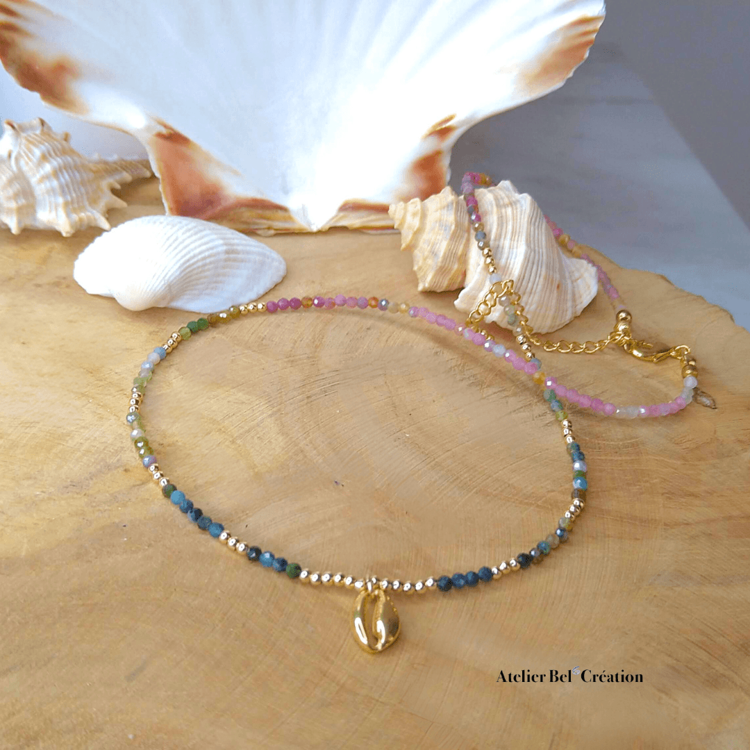 Collier choker fin « Love connection » - Atelier Bel’Création