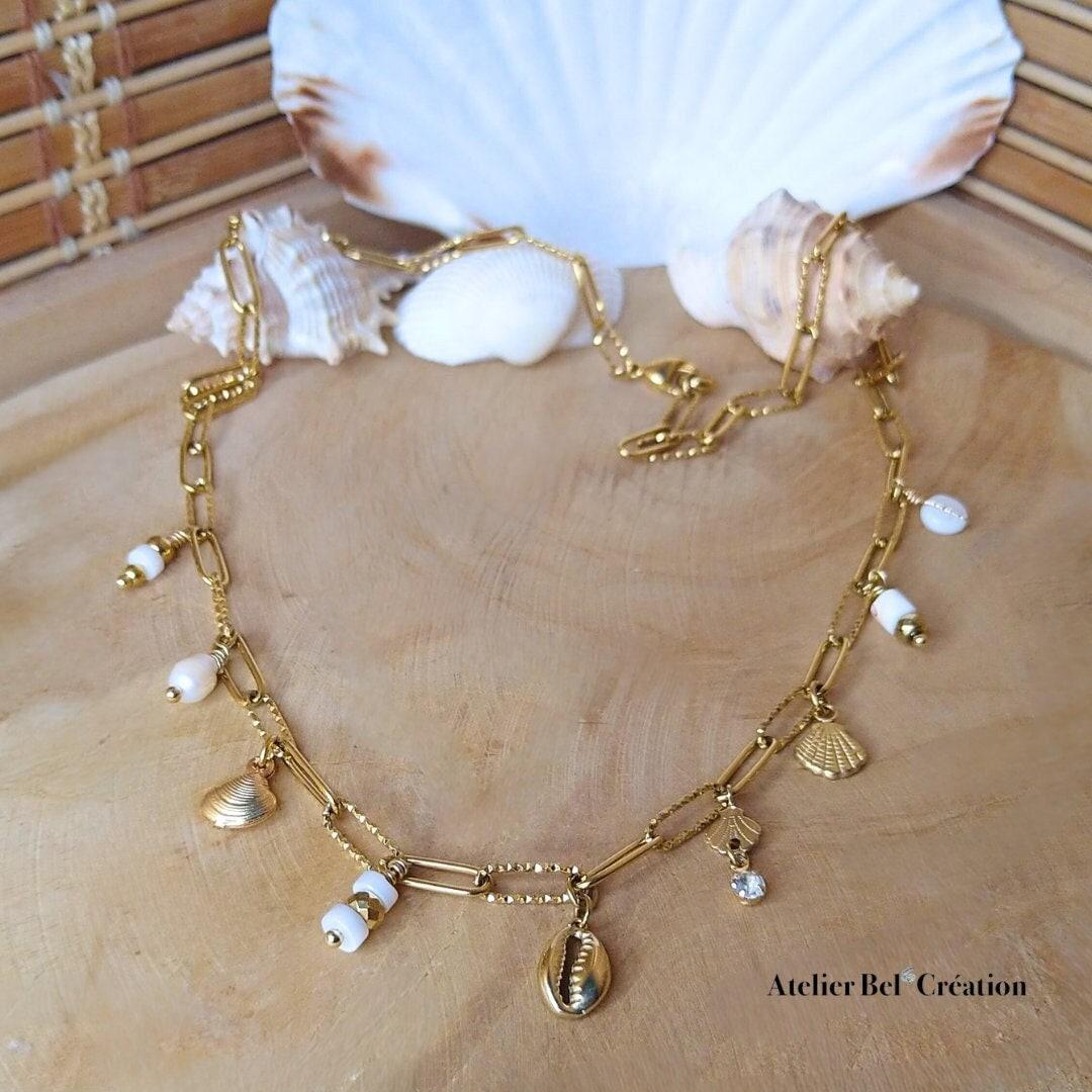 Collier à breloques « Summer Vibes » - Atelier Bel’Création