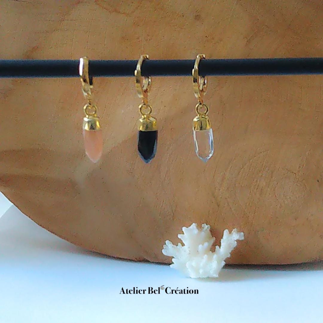 Single Huggie hoop Earring | hoops gold, charm earring, tiny dainty small hoop, minimalist earring