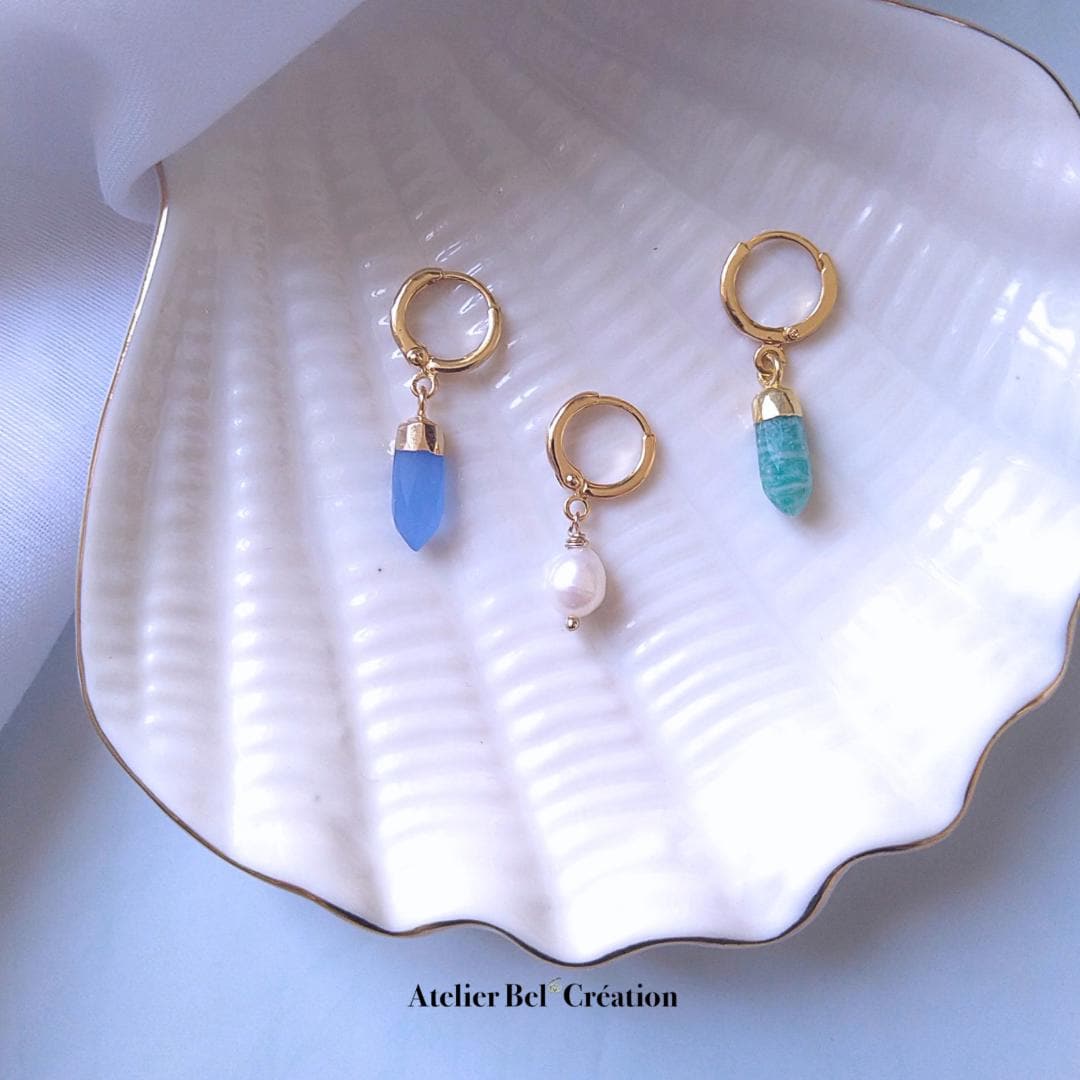 Single Huggie hoop Earring | hoops gold, charm earring, tiny dainty small hoop, minimalist earring