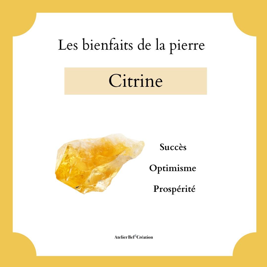 Collier citrine pendentif poisson Pierre naturelle chaîne acier inoxydable dorée
